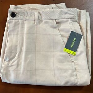 Men’s houndstooth wicking golf shorts